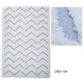 Soft Microfiber Rug High &amp; Low Pattern